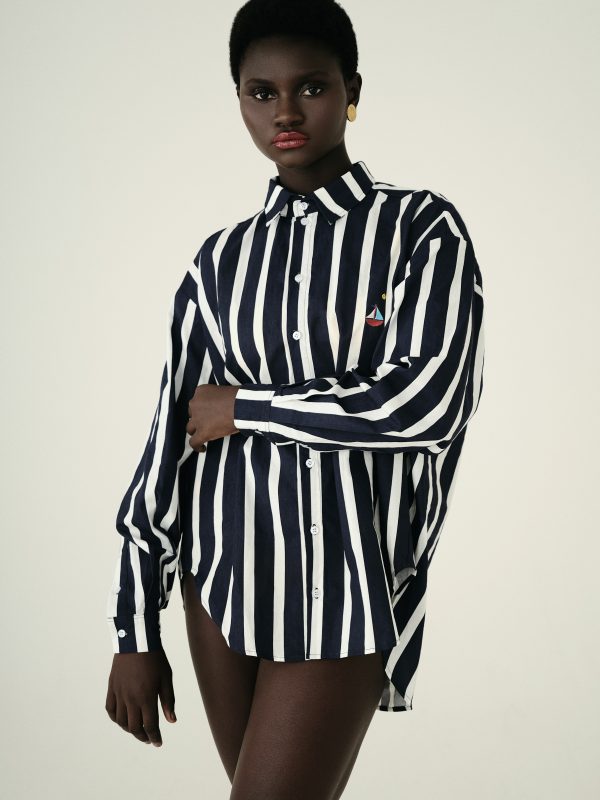Striped Shirt Navy